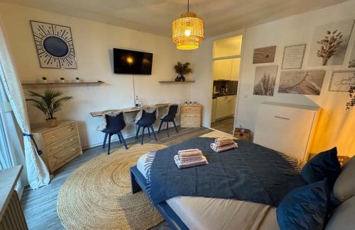Gmain Apartamento | BOHO Apartment Zirbe Blue