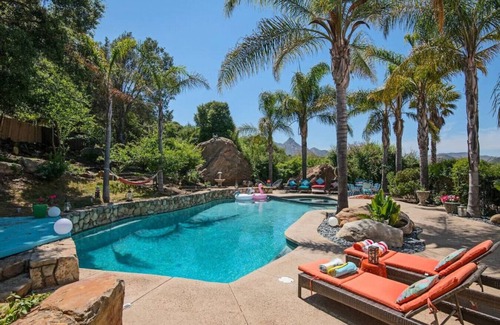 Calabasas Casa | Boho Chic Malibu Retreat Estate Salt Pool + Yoga