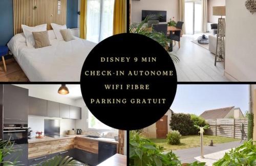 Bailly-Romainvilliers Apartamento | Bonsaï Disneyland JO Paris 2024 avec Parking