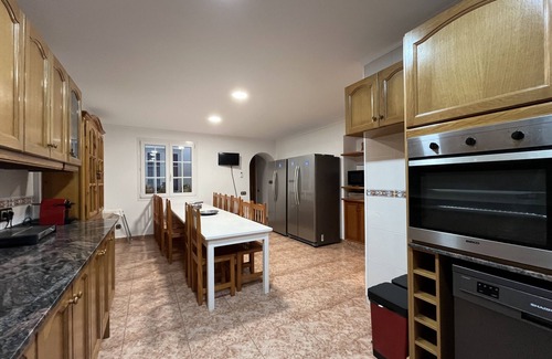 Caleta de Fuste Casa | Masia Botargo. 9 hab, 8 baños, piscina, porche