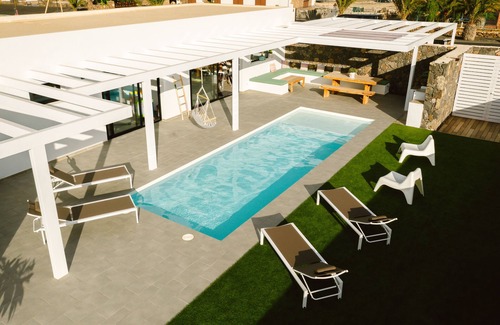 Lajares Villa | Villa nueva y moderna en Lajares (Fuerteventura) con piscina climatizada