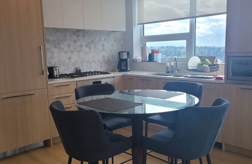 Burnaby Apartamento | BRAND NEW 2-bed apartment with view, gym, yoga room, and AC in central Burnaby
