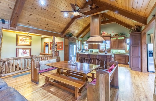 River Ridge Casa | Breath taking views at riverfront home with game room & fireplace, dog-friendly