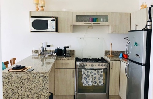 Manglaralto Apartamento | Bright and calm beachfront condo