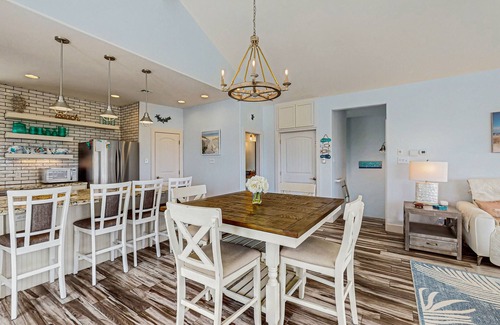 Port Aransas Casa | Bright and spacious home steps from the sand w/ Shared Pool & Private Balcony