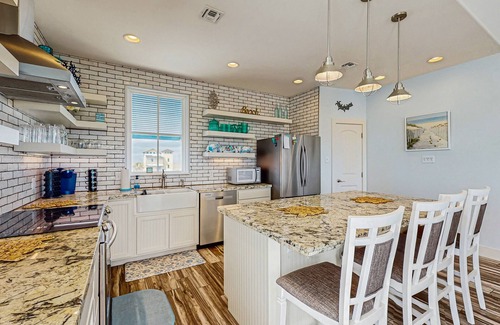 Port Aransas Casa | Bright and spacious home steps from the sand w/ Shared Pool & Private Balcony