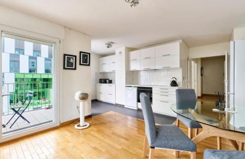 Quartier du Pont-de-Flandre Casa | Bright apartment paris 19-metro 7