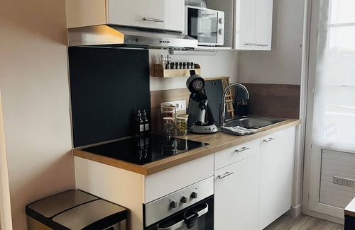 Chatellerault Apartamento | Apartamento-Baño privado con bañera-Balcón