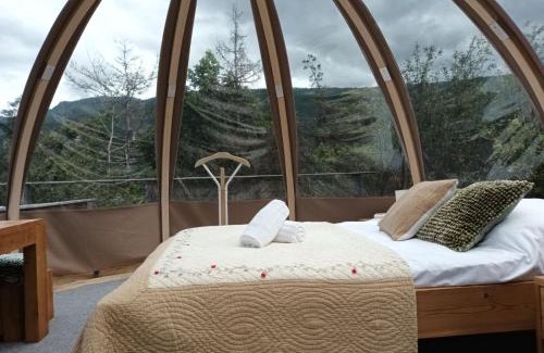 Champfromier Otro | Bulle en bois sous les étoiles