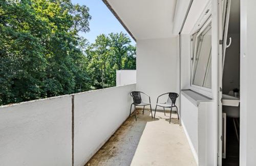 Lippstadt Apartamento | Business Apartment mit Balkon und 1 Schlafzimmer