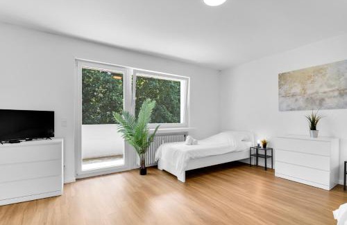 Lippstadt Apartamento | Business Apartment mit Balkon und 1 Schlafzimmer