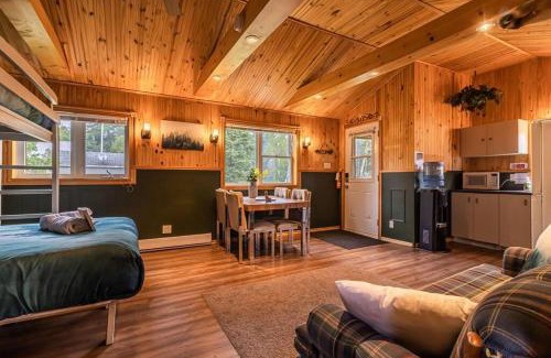 Lac-Etchemin Chalet De Esquí | Refuge Rustic bordé par rivière et la nature