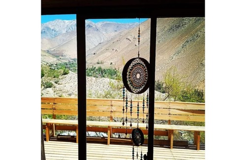 Paiguano Cabina | Cabaña Cielo Encanto con terraza vista panorámica