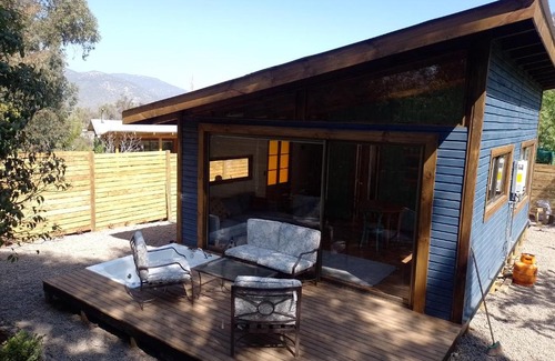 Melocoton Chalet De Esquí | Cabaña con Jacuzzi y Piscina Cajón del Maipo