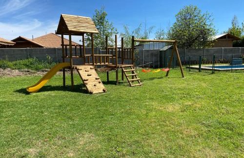 Coinco Otro | Cabaña con quincho, tinaja y piscina