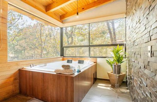 Mazamitla Chalet De Esquí | Cabaña Mazamitla con Jacuzzi hasta para 5 personas
