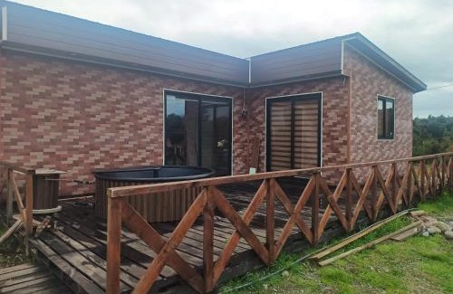 Puerto Montt Casa | cabaña vista al volcán con opción a tinaja