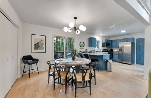 East Stroudsburg Casa | Campfire Oasis Hot Tub, Jungle Gym, Game Room