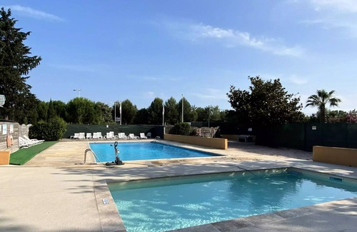 Villeneuve-les-Maguelone Casa | Camping Domaine de l'Arnel ** - Mobile Home Riviera 3 rooms 4 people Air-conditioned