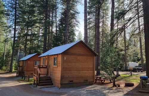 Shingletown Cabina | Camping Cabin B with a Lake and Creek, 15 mi from Lassen NP