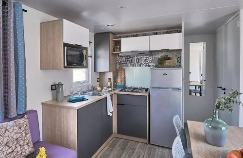 Saint-Bonnet-le-Chateau Casa | Camping de la Belle Etoile *** - Mobilhome Lodge Great comfort 3 bedrooms terrace 6 people