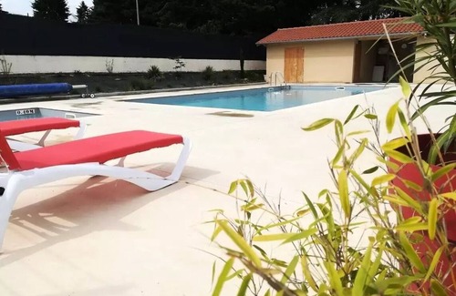 Saint-Bonnet-le-Chateau Casa | Camping de la Belle Etoile *** - Mobilhome Lodge Great comfort 3 bedrooms terrace 6 people