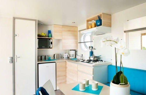 La Plaine-sur-Mer Casa | Flower La Guichardière campsite *** - Comfort mobile home 3 rooms 4/6 people 2 shower rooms 28m²