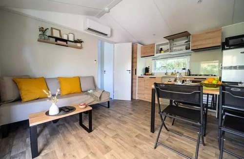 Brem Sur Mer Casa | Camping L'Océan ***** - Mobile Home Duo Premium 3 Rooms 4 People Jacuzzi + Air Conditioning + TV