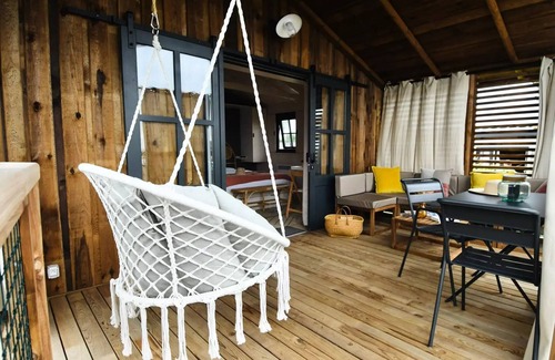 Brignogan-Plage Chalet De Esquí | Camping La Côte des Légendes *** - Sea view chalet - 1 bedroom 2 people
