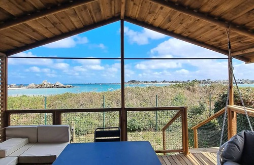 Brignogan-Plage Chalet De Esquí | Camping La Côte des Légendes *** - Sea view chalet - 1 bedroom 2 people