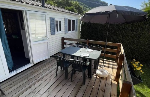 Ornans Casa | Camping Le Chanet *** - Casa móvil rococó 3 habitaciones para 4 personas