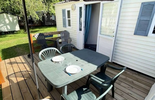 Ornans Casa | Camping Le Chanet *** - Casa móvil rococó 3 habitaciones para 4 personas