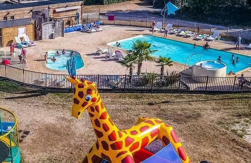 Naucelle Casa | Camping le Lac de Bonnefon*** - Canvas Bungalow 3 rooms 5 people Without Sanitary