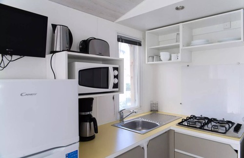 Arles-sur-Tech Casa | Camping Paradis le Vallespir*** - Mobile home Lys 4 rooms 8 people Air-conditioned