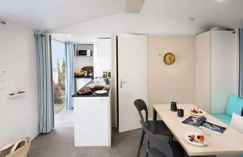Arles-sur-Tech Casa | Camping Paradis le Vallespir*** - Mobile home Premium Cargolade 3 rooms 4 people Air-conditioned