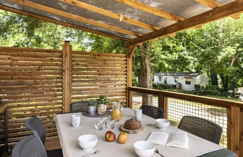 Doussard Casa | Camping Romanée La Ferme de la Serraz***** - Premium 4-room mobile home for 6 people