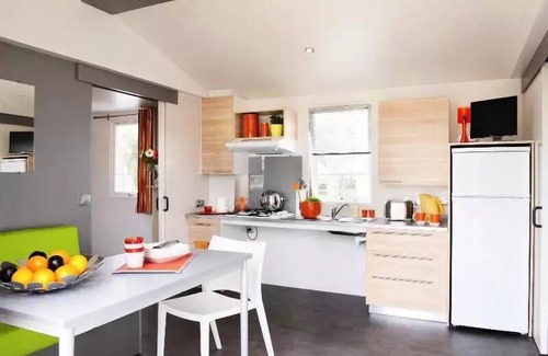 Chastanier Casa | Campsite Les sous bois du Lac * - Ophéa Premium mobile home PMR 6 people