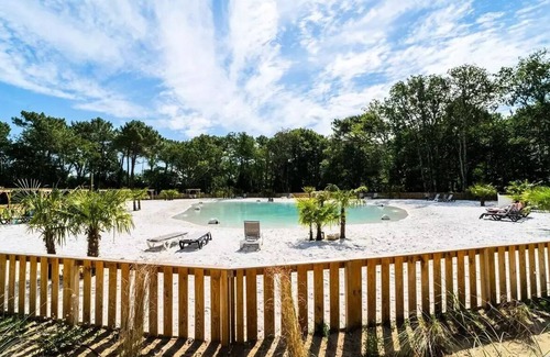 La Tremblade Casa | Campsite maeva Breathe Les Couleurs de la Coubre **** - Cottage 3 Rooms 4 People + TV