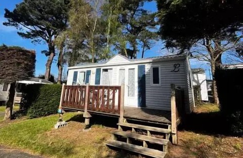 Tredrez-Locquemeau Casa | Camping Les Capucines **** - Mobilhome para 4 personas