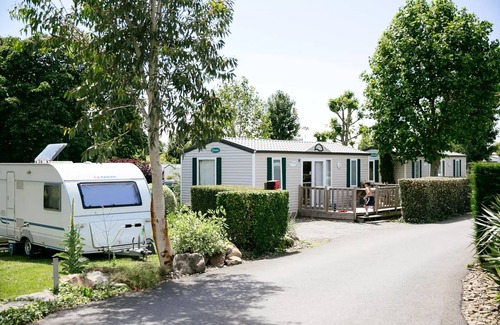 Courtils Casa | Camping Saint Michel *** - Casa móvil 4 habitaciones 8 personas