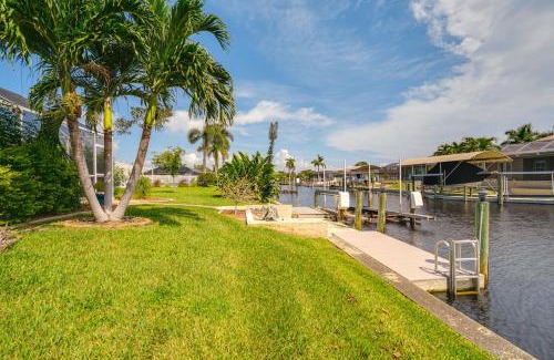 Yacht Club Casa | Canal-Front Home with Lanai in Cape Coral!