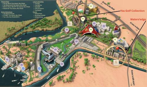 Abu Dhabi Apartamento | Canal-view 1br Balcony Pool Near F1 & Parks