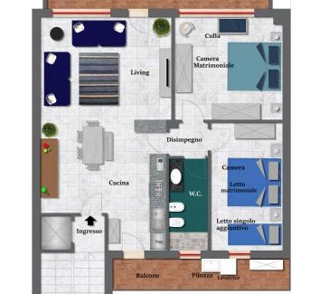 Capo d'Orlando Apartamento | Capo d'Orlando Apartments - Ottanio