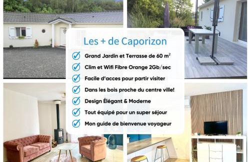 Notre-Dame-de-Sanilhac Casa | Caporizon -Villa Pommier-6 personnes-Terrasse-Jardin
