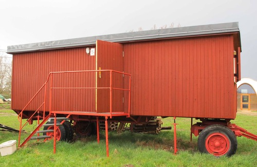 Buchberg Cabina | Caravana 5 habitaciones restantes - caravana en el jardín de Wangeliner con cocinas de verano - uso