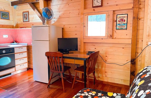 Palazzuolo sul Senio Alquiler De RV | Caravana "Le Sorgenti - Chalet 12" con vistas a la montaña y jardín privado
