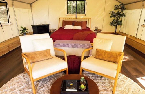Primrose Alquiler De RV | Cardinal’s Nest-Lux Camping Tent in The Gorge