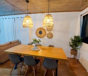 Puerto Jiménez Casa | Casa Bambú, con ac y wifi