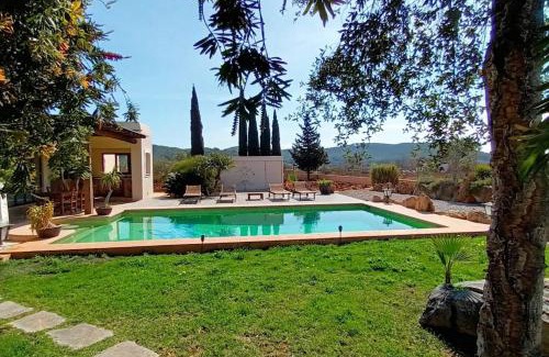 Sant Joan de Labritja Casa | Casa Bet con piscina y jardín.