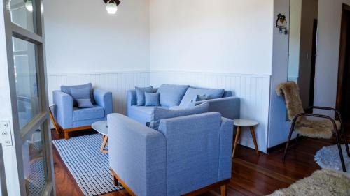 Vila Albertina Casa | Casa com lareira, Wi-Fi e varanda com vista